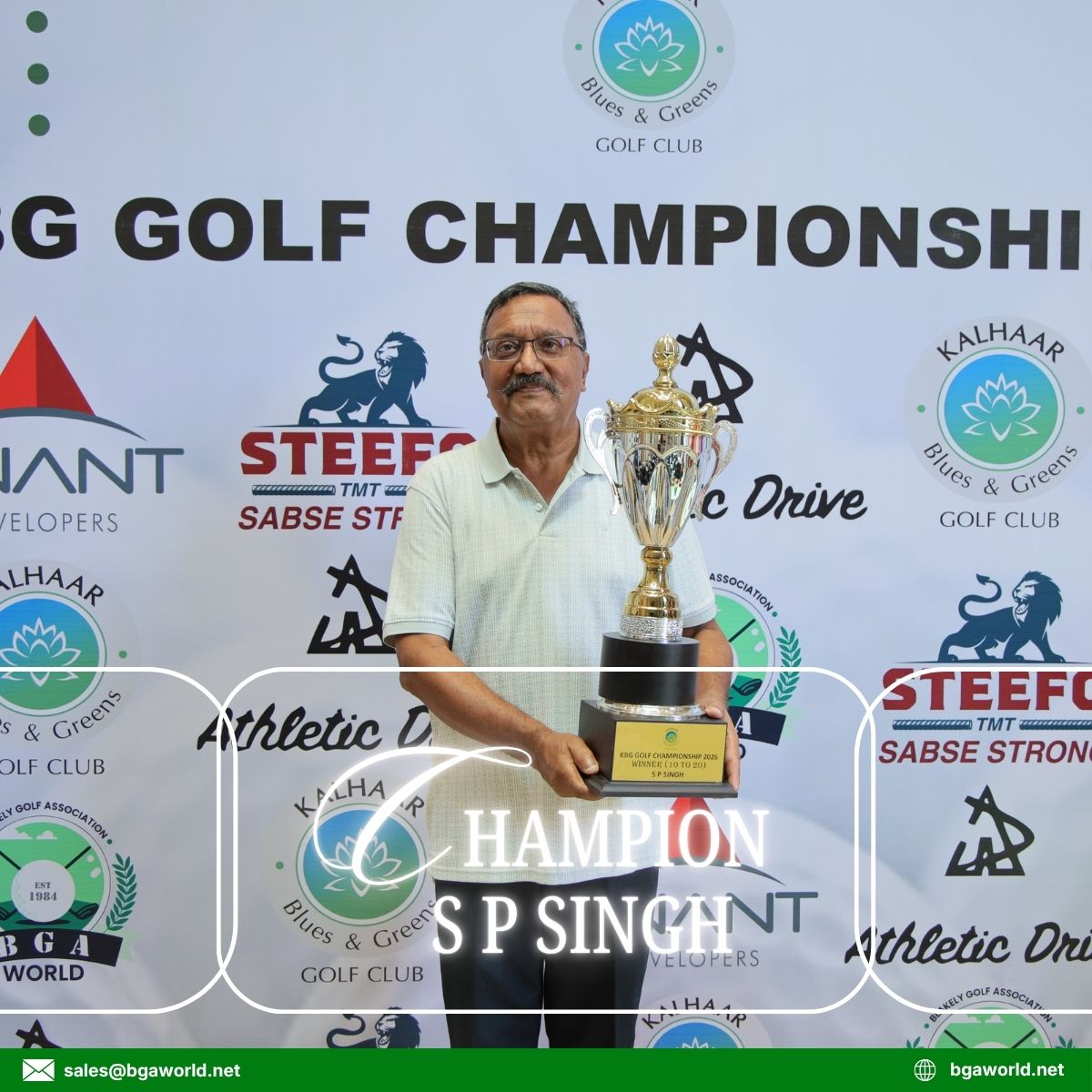 S P Singh Winner